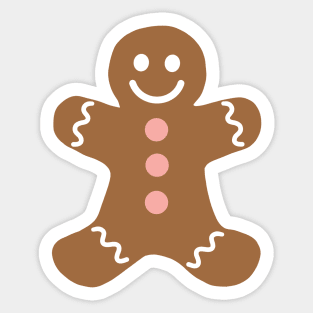 pastel ginger bread cookie Sticker